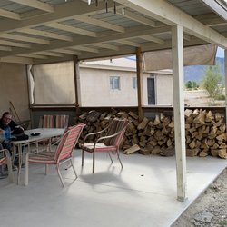 Fish Lake Valley Saloon - Back patio of Saloon