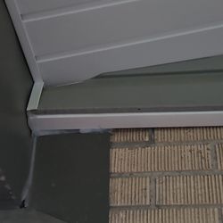 BluSky Restoration Contractors - Chalking to "fix" gap.