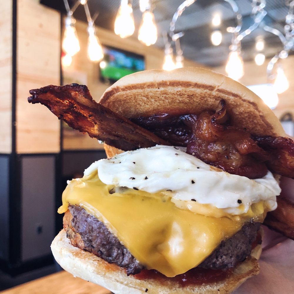 BurgerFi - Breakfast burger @xoxojudie - Burgers Near Me - North Bethesda, Maryland