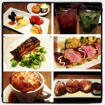 Sprig Restaurant - Sprig, fantastic! Cheese, mojitos, salmon w/Brussels sprouts & fried corn pudding, duck w/fried rice, peach soufflé & beignets. - Southern Near Me - Decatur, Georgia