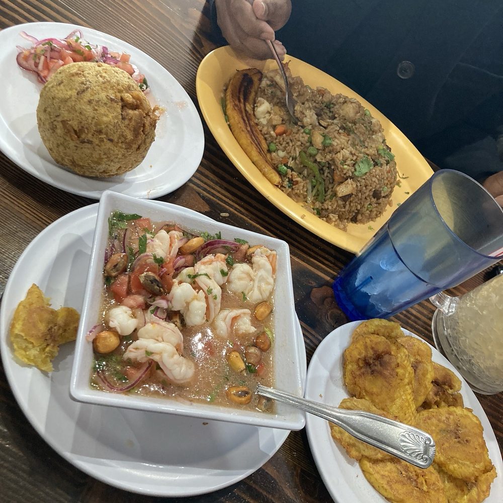 Galapagos Deli & Restaurant - Bolon, Chaulafan mixto and ceviche de camaron - Latin American Near Me - Hackensack, New Jersey Galapagos Deli & Restaurant - Bolon, Chaulafan mixto and ceviche de camaron - Latin American Near Me - Hackensack, New Jersey