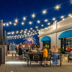 Topolino’s Terrace - Epcot fireworks from the outdoor terrace