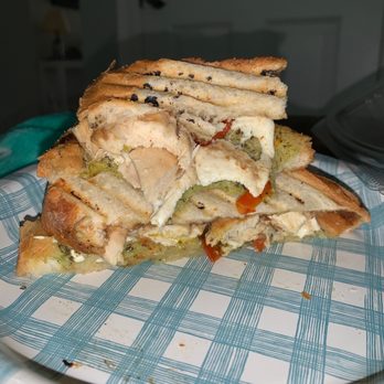 Marty’s Corner Cafe - Pesto Caprese Panini with Chicken - Cafes Near Me - Devens, Massachusetts