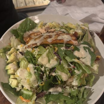 Pappadeaux Seafood Kitchen - Salad with salmon - Cajun/Creole Near Me - Alpharetta, Georgia Pappadeaux Seafood Kitchen - Salad with salmon - Cajun/Creole Near Me - Alpharetta, Georgia