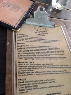 Menu photo 7 Simple Cafe & Restaurant Brooklyn, NY Menu photo 7 Simple Cafe & Restaurant Brooklyn, NY