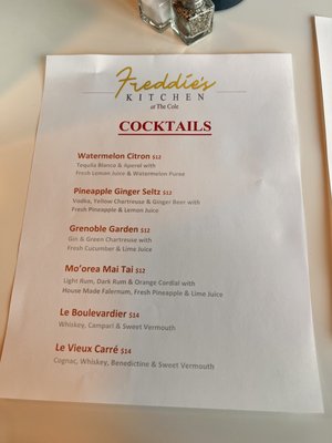 Menu photo 6 Freddie's Kitchen at the Cole Palm Springs, CA Menu photo 6 Freddie's Kitchen at the Cole Palm Springs, CA
