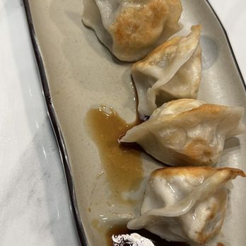 X Noodles & Dumplings - Shrimp Pork & Chives Dumplings w/ Hot Chili Sauce - Noodles Near Me - Portland, Oregon X Noodles & Dumplings - Shrimp Pork & Chives Dumplings w/ Hot Chili Sauce - Noodles Near Me - Portland, Oregon