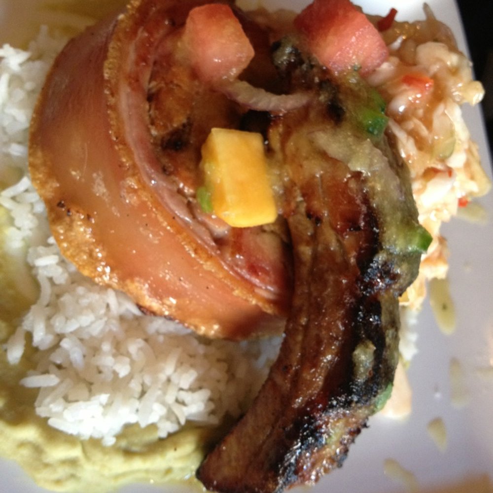 Local 149 - Plate of pig on coconut rice - Bars Near Me - Boston, Massachusetts Local 149 - Plate of pig on coconut rice - Bars Near Me - Boston, Massachusetts