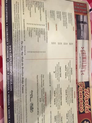 Menu photo 8 Grimaldi's Pizzeria San Antonio, TX Menu photo 8 Grimaldi's Pizzeria San Antonio, TX