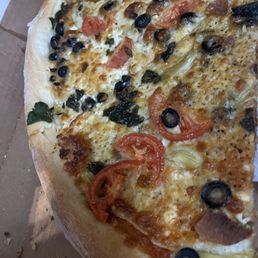 Mediterranean pizza