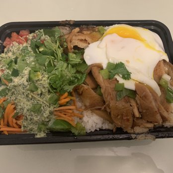 Sizzle&Crunch - Pork Belly Rice Bowl (added egg) - Vietnamese Near Me - Seattle, Washington