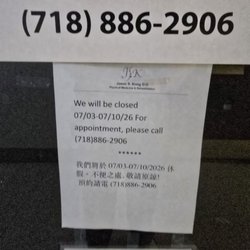 Jason S Kong Clinic - He's going on vacation!