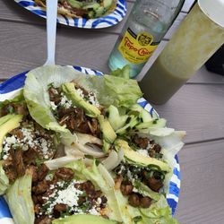 Taqueria Los Chilangos - Lettuce wrap mini tacos!