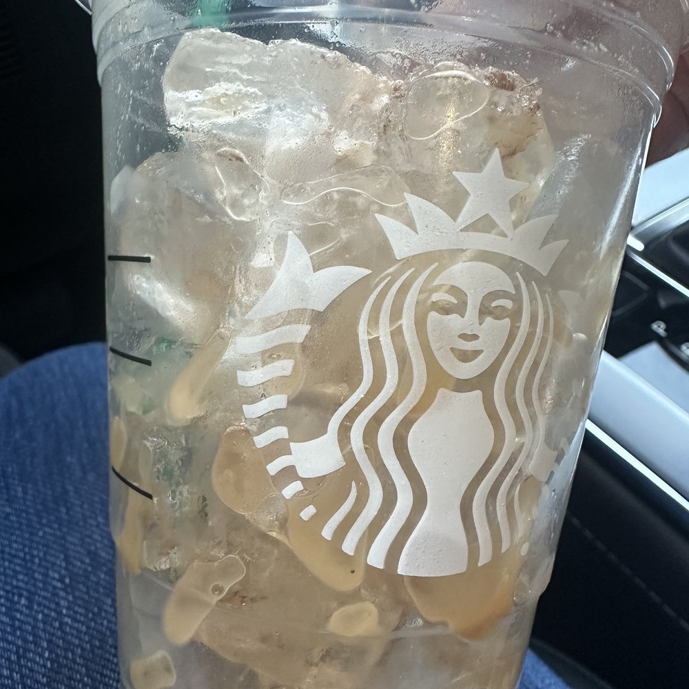 More ice than drink More ice than drink