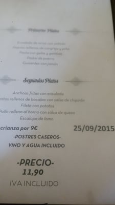Menu photo 6 La Kazuela Getxo, BI