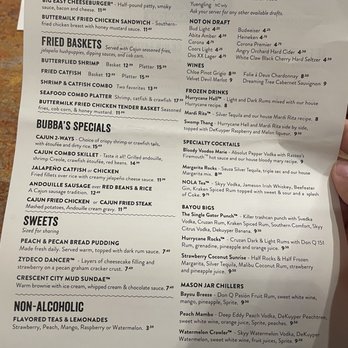 Razzoo's Cajun Cafe - Menu as of September 2021 - Cajun/Creole Near Me - College Station, Texas