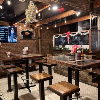 Dyckman Dogs - a restaurant with tables and benches - Hot Dogs Near Me - New York, New York Dyckman Dogs - a restaurant with tables and benches - Hot Dogs Near Me - New York, New York