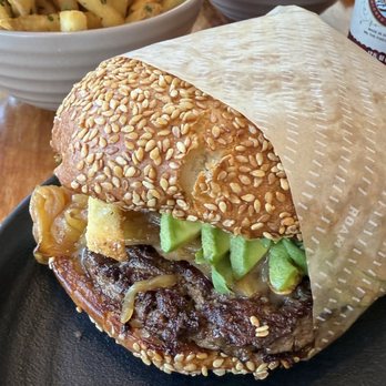 Roam Artisan Burgers - French n' Fries Burger - Burgers Near Me - San Ramon, California