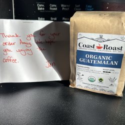 Coast Roast Coffee - Nice and appreciative customer service..