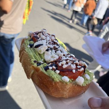 Smashed Avocado Toast - The Goat - Food Stands Near Me