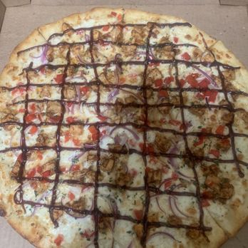 Liberty Pizza - Large BBQ Chicken Pizza. Yum really good. - Pizza Near Me - San Bernardino, California Liberty Pizza - Large BBQ Chicken Pizza. Yum really good. - Pizza Near Me - San Bernardino, California