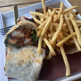 Buffalo chicken wrap