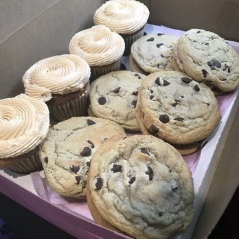 Cravings Bakery and Cafe' -  a box of cookies and cupcakes - Bakeries Near Me - Gloversville, New York