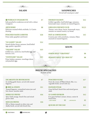 Menu photo 7 Le Gamin Brooklyn, NY