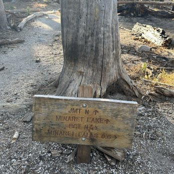 Devil's Postpile National Monument - Follow the trail sign here, not Google Maps - Landmarks & Historical Buildings Near Me - Mammoth Lakes, California