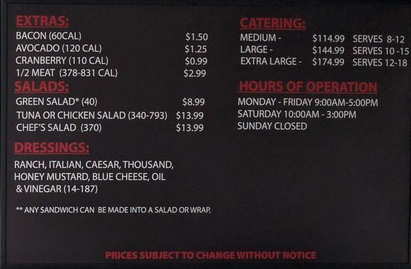Menu photo 5 The Sandwich Spot Union City, CA