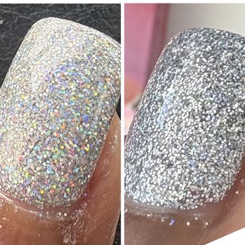 Aloha Nails & Spa - Left side is the redo. Right side is the first time. But told me they look the same. - Nail Salons Near Me - Louisburg, North Carolina Aloha Nails & Spa - Left side is the redo. Right side is the first time. But told me they look the same. - Nail Salons Near Me - Louisburg, North Carolina