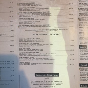 O. C. White's Restaurant - Seafood Near Me - St Augustine, Florida