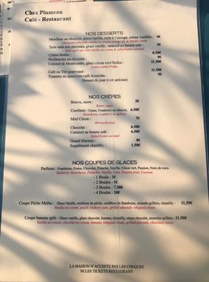 Menu photo 7 Chez Plumeau Paris, 75