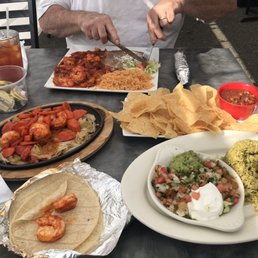 Shrimp Fajita Plate Shrimp diablo