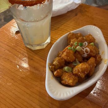 Westville Hell's Kitchen - Spicy House Margarita  Popcorn Shrimp - Salad Near Me - New York, New York