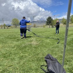 Meadowbrook Park - Trying to get the kite to fly