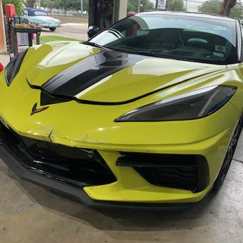 QTX Auto - Corvette Front damage - Body Shops Near Me - Houston, Texas QTX Auto - Corvette Front damage - Body Shops Near Me - Houston, Texas