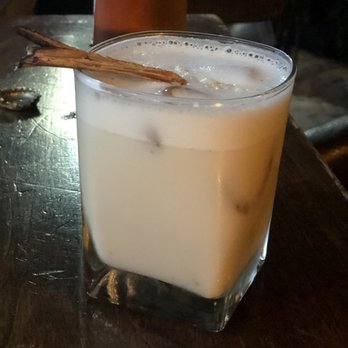 Tres Galeones - Horchata pirata...yes! - Seafood Near Me - Tulum, ROO