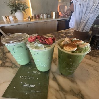 Buena Matcha - Cute napkins / toook one for souvenir! - Tea Rooms Near Me - Palm Desert, California