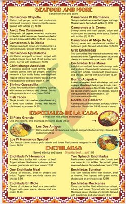 Menu photo 6 Los IV Hermanos Ocean Shores, WA