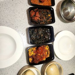 Fad Finedining - The 4 soups with fufu