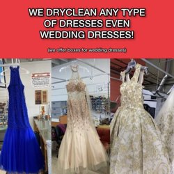 King Dry Cleaners - We dryclean any type of dresses even wedding dresses!