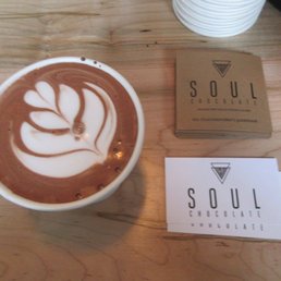 Hot chocolate. Great flavour. Rich and smooth but not sweet.