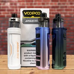Max And Zach's Vapor Shop Crosby - The Argus Pro 2 Kit is equipped with the new PnP X Pod Tank from VooPoo.