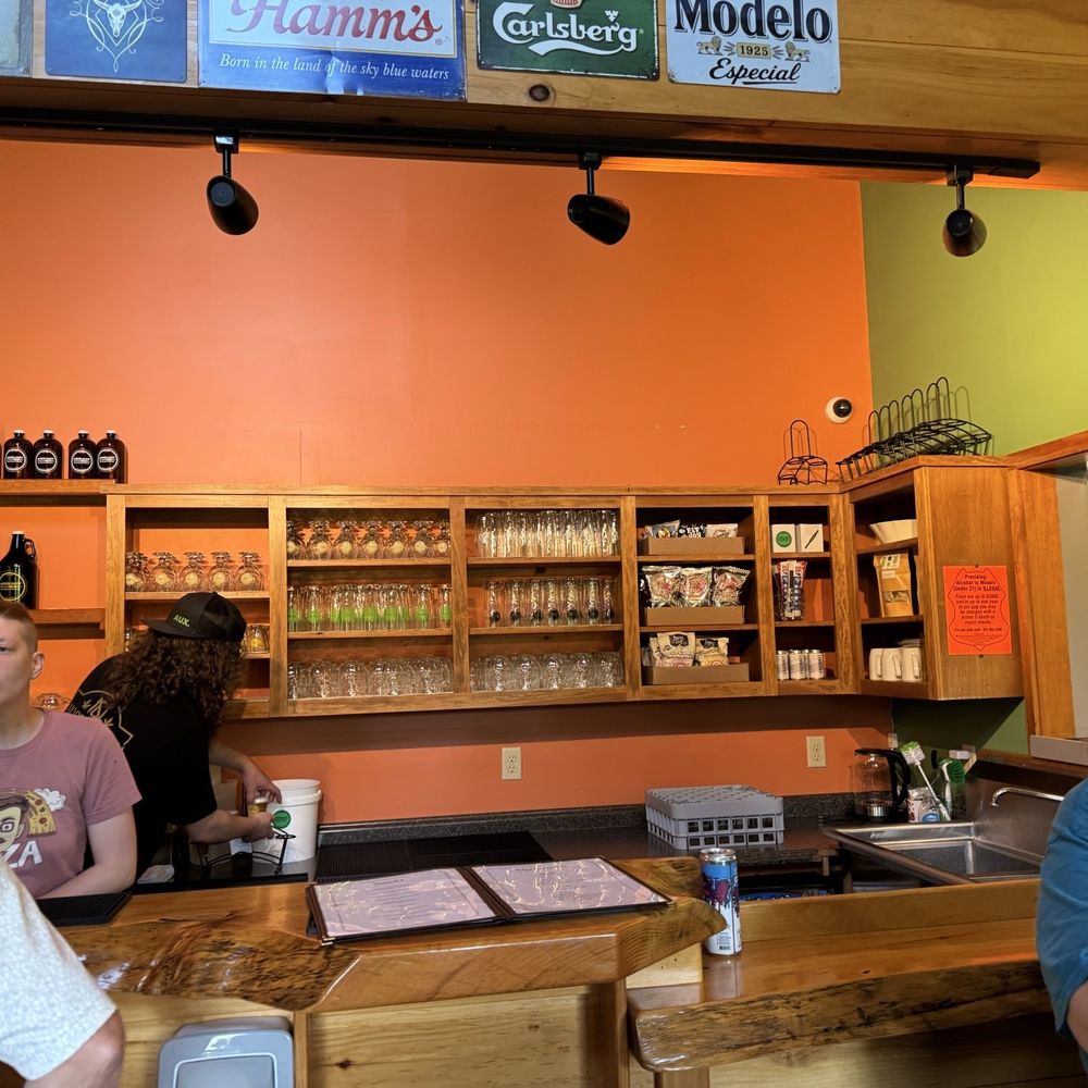 Auxiliary Brewing Company - Bar area with our hosts - Breweries Near Me - Limerick, Maine Auxiliary Brewing Company - Bar area with our hosts - Breweries Near Me - Limerick, Maine