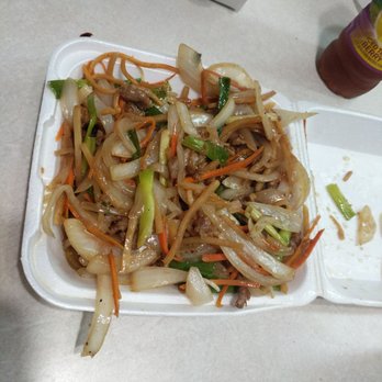 China Garden Express - Mongolian Beef.!?!? More like Mongolian onions - Chinese Near Me - Corona, California China Garden Express - Mongolian Beef.!?!? More like Mongolian onions - Chinese Near Me - Corona, California