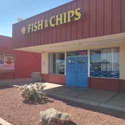 Q's Fish & Chips - Outside entrance
