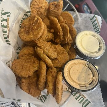 Duffy's Sports Grill - Housemade Fried Pickles - Sports Bars Near Me - Estero, Florida Duffy's Sports Grill - Housemade Fried Pickles - Sports Bars Near Me - Estero, Florida