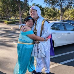 Dreams Of America - Here I Am. Julie & I Are Couple Together. Are Dress Up Aladdin & Jasmine