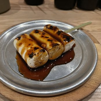San Ho Won - Grilled Tteok (drenched in maple syrup) - Korean Near Me - San Francisco, California San Ho Won - Grilled Tteok (drenched in maple syrup) - Korean Near Me - San Francisco, California